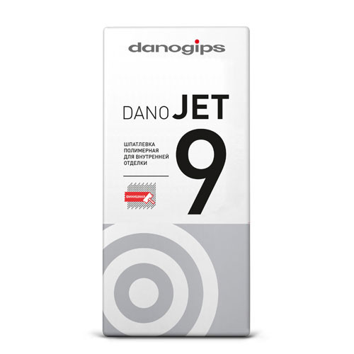 Danogips DANO JET 9 шпатлевка полимерная сухая