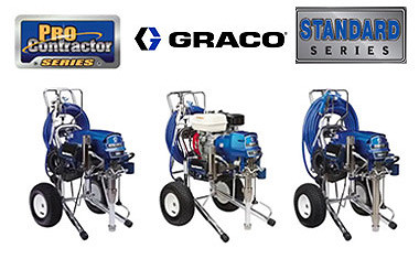 Компания Грако представляет профессиональные безвоздушные распылители серий Standard, ProContractor и IronMan