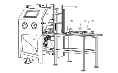Сборочные чертежи абразивоструйных кабин и их комплектующих