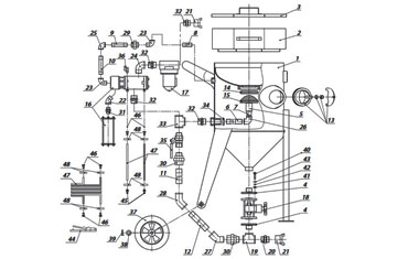 Чертежи пескоструйных аппаратов