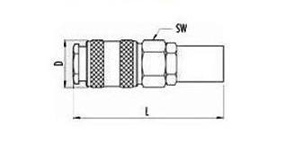 GAV 112 B/2 бс для шланга 